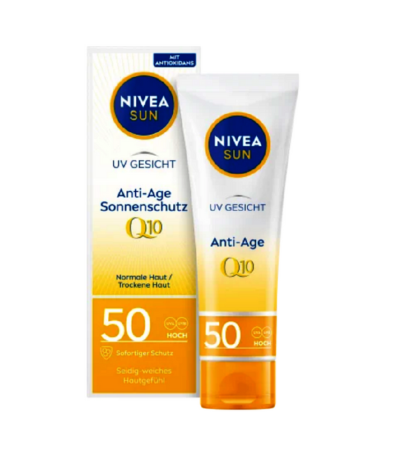NIVEA SUN Anti-age Q10 Sun Protection SPF 50 - 50 ml