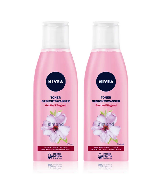 2xPack Nivea Face Cleanser for Dry to Sensitive Skin - 400 ml