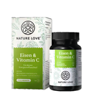 Nature Love Iron & Vitamin C Tablets - 60 or 240 Pcs