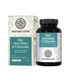 Nature Love Organic Spirulina & Chlorella - 360 or 500 Pcs