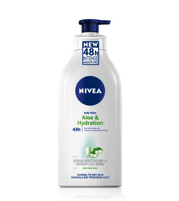 Nivea Aloe & Hydration Moisturizing Body Lotion with Aloe Vera - 625 ml