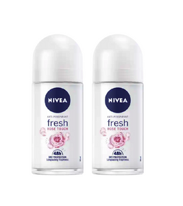 2xPack Nivea Fresh Rose Touch Anti-Perspirant Roll-on  -100 ml