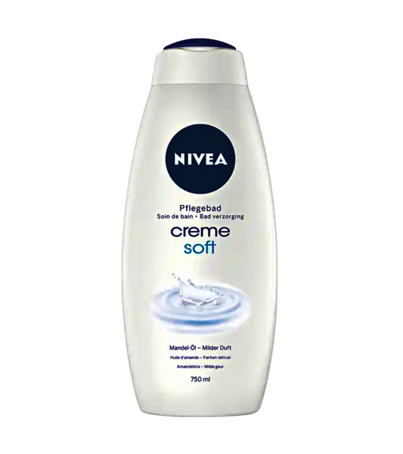 NIVEA Cream Soft Mild Almond Scent Shower Care  - 750 ml