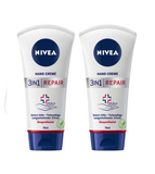 2xPacks Nivea 3in1 Repair Hand Cream - 150 ml