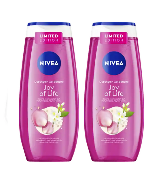 2xPacks Nivea Joy of Life Shower Gel - 500 ml