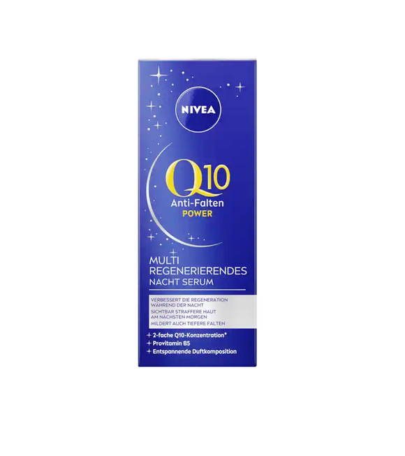 NIVEA Q10 Anti Wrinkle Power Multi Regenerating Night Face Serum - 30 ml