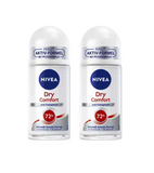 2xPack NIVEA Anti-Transpirant DRY COMFORT Deodrant Roll-on - 100 ml