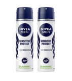 2xPack Nivea Men Sensitive Protect Deodorant Spray - 300 ml