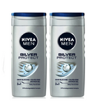 2xPack NIVEA Men SILVER PROTECT Shower Gel - 500 ml
