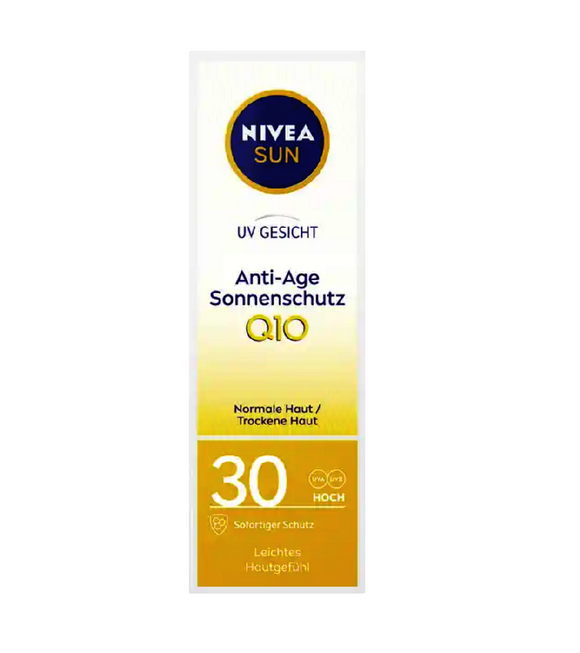NIVEA SUN Q10 Anti-Age UV Sun Protection LF30 - 50 ml
