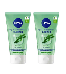 2xPacks Nivea Washing Peeling Clarifying - 300 ml