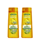 2xPack Garnier Oil Repair 3 Nourishing Shampoo - 500 ml