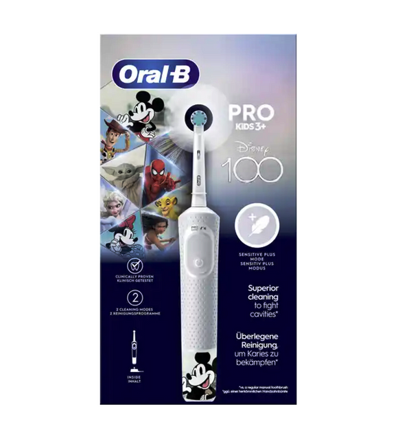 Oral-B Vitality Pro 3+ Kids Disney 100 Years Special Edition Electric Toothbrush