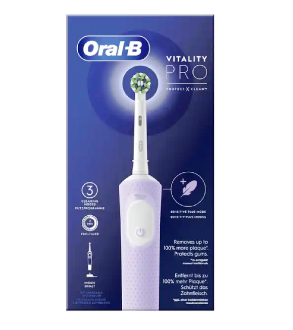 Oral-B Vitality Pro D103 Electric Toothbrush  Lilac Violet