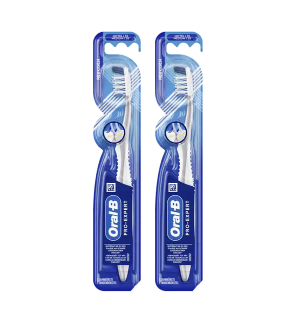 2xPack Oral-B PRO-EXPERT Toothbrush - Medium