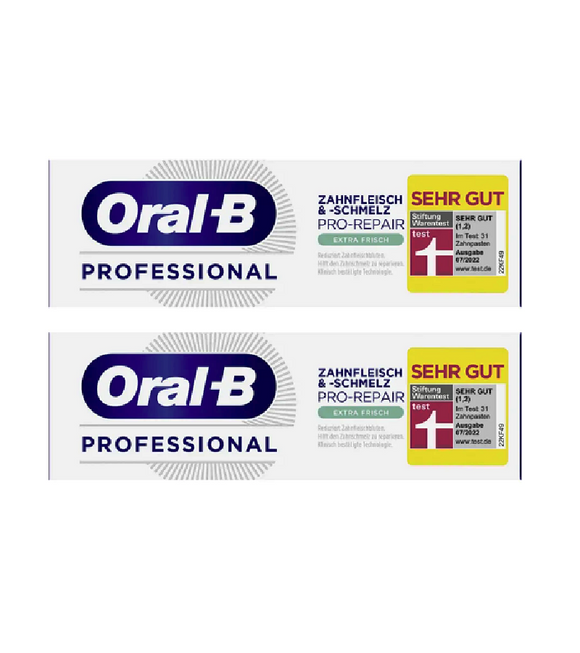 2xPack Oral-B Pro-Repair Professional Gums and Enamel Extra Fresh Toothpaste - 150 ml