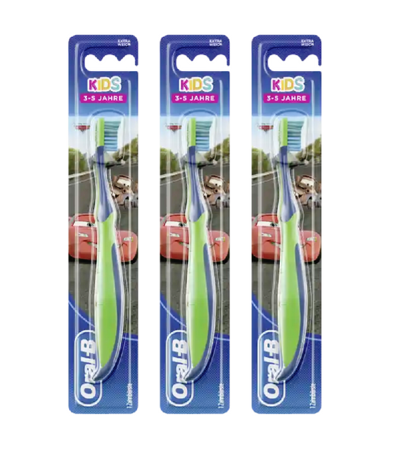 3xPack Oral-B Kids Children's Toothbrush Extra Soft