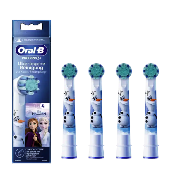 Oral-B PRO Children's Frozen Replacement Tooth Brush Heads - 4 Pcs
