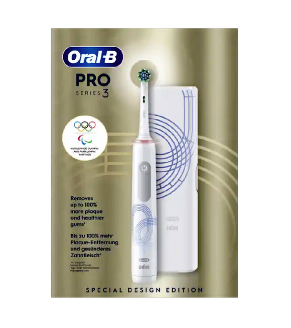 Oral-B PRO 3 Electric Toothbrush Olympia Special Edition with Travel Case