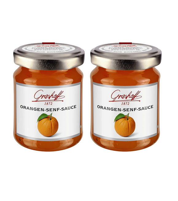 2xPack Grashoff Orange Mustard Sauce - 250 ml