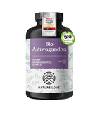 Nature Love Organic Ashwagandha Capsules - 135 or 240 Pcs