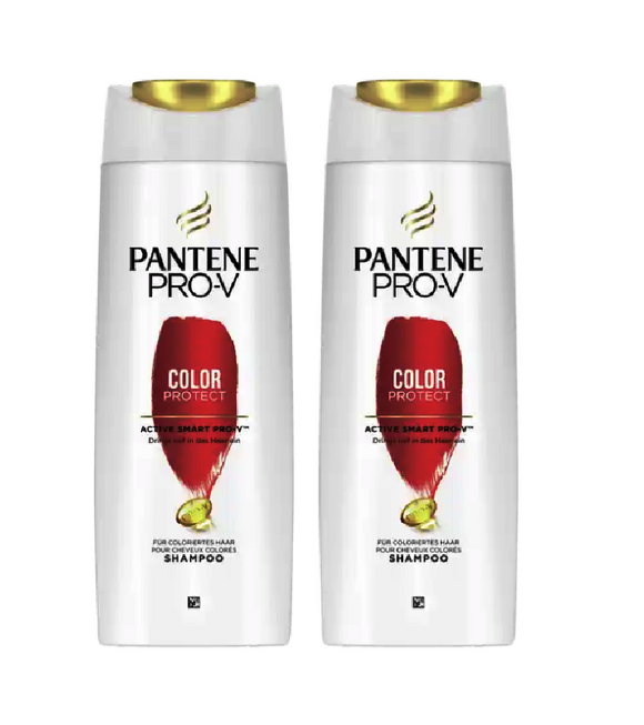 2xPack Pantene Pro-V Color Protect Shampoo - 600 ml