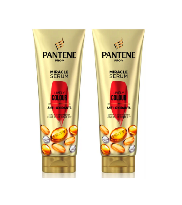 2xPack Pantene Pro-V Miracle Serum Lively Color Hair Balm - 400 ml