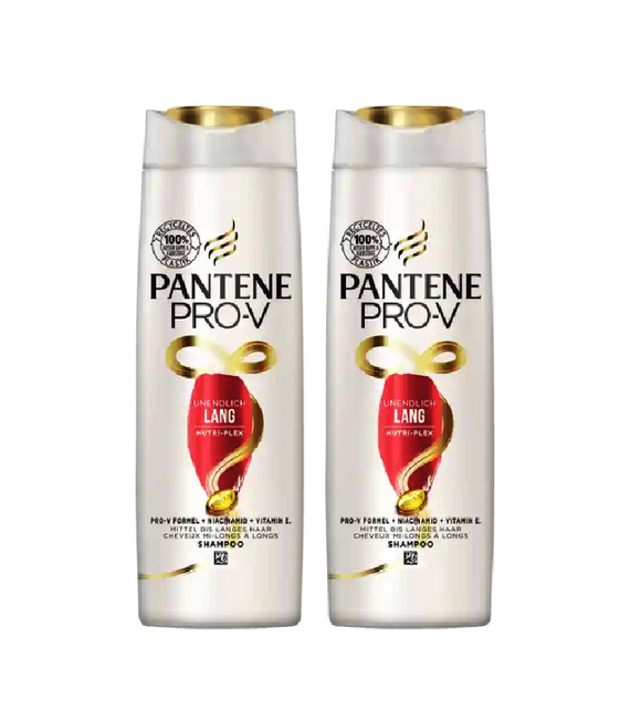 2xPack Pantene Pro-V Infinitely Long Shampoo - 600 ml