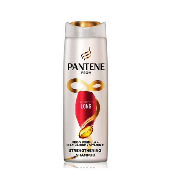 Pantene Pro-V Infinitely Long Strengthening Shampoo for Damaged Hair - 400 ml