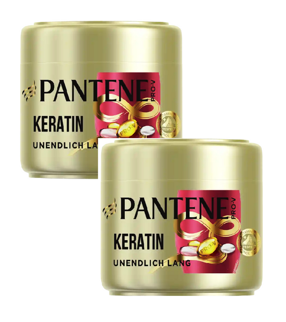 2xPack Pantene Pro-V Keratin Infinitely Long Hair Mask - 600 ml
