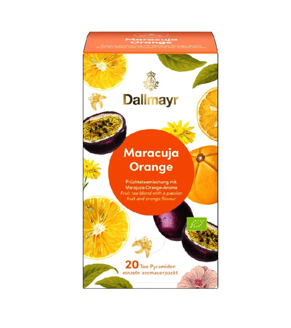 Dallmayr Organic Passion Fruit & Orange Fruit Tea  - 20 Pyramids