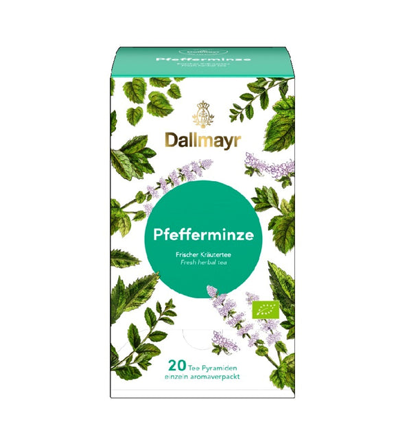 Dallmayr Organic Peppermint Herbal Tea - 20 Pyramids