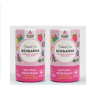 2xPack Ben & Anna Pink Children's Deodorant - 50 g