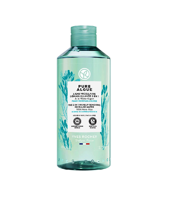 Yves Rocher Pure Algae 2 in 1 Micellar Water - 400 ml