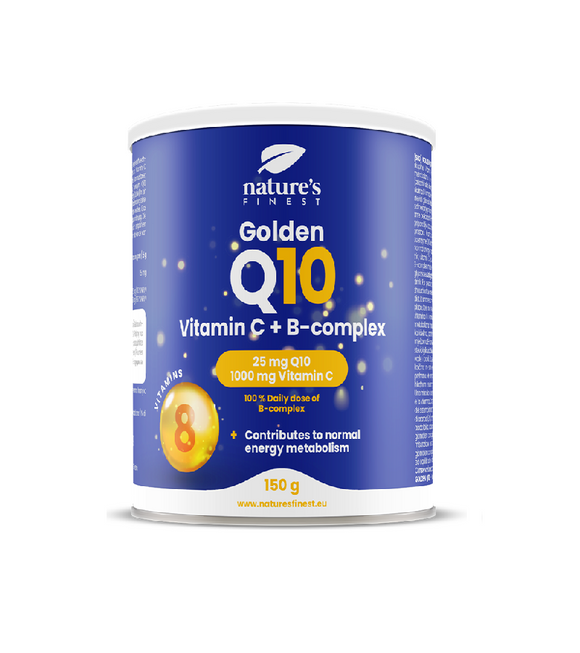 Nature's Finest Golden Q10 & B Complex & Vitamin C Drink Powder - 150 g