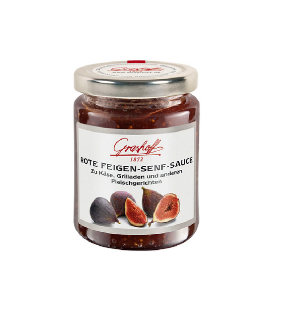 Grashoff Red Fig Mustard Sauce - 200 g