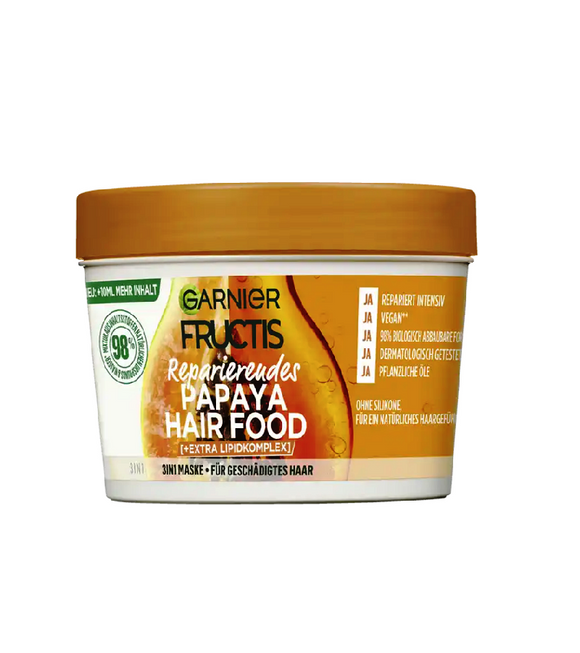 Garnier Fructis Repairing Papaya Hair Food 3in1 Mask - 400 ml