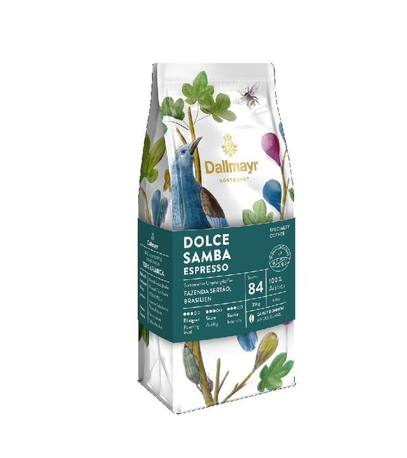 Dallmayr Roasting Art Espresso Dolce Samba Whole Coffee Beans - 250 g