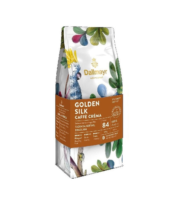 Dallmayr Roasting Art Golden Silk Cafe Crema Whole Coffee Beans - 250 g