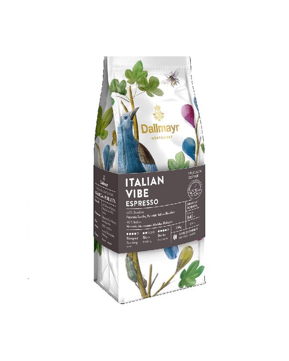 Dallmayr Roasting Art Italian Vibe Espresso Whole Coffee Beans - 250 g