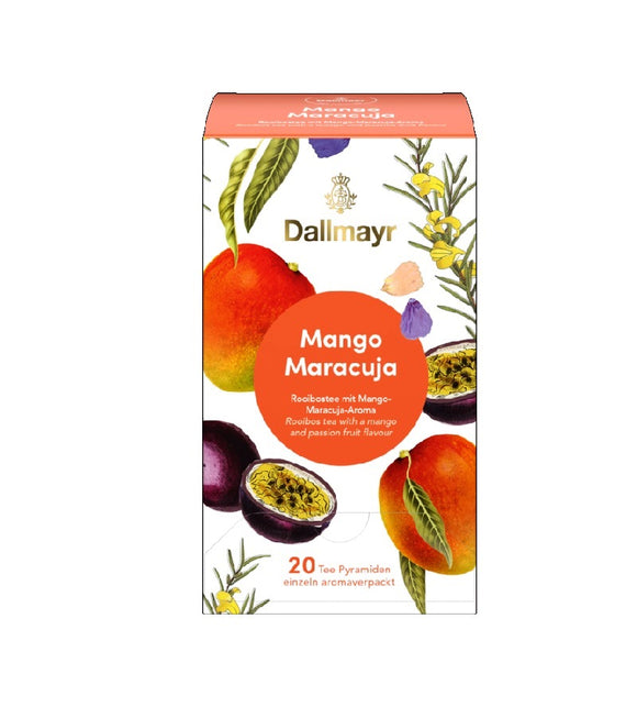Dallmayr Rooibos Mango-Passion Fruit Tea - 25 Pyramids