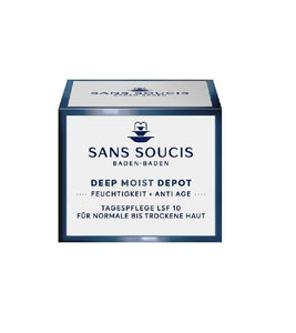 Sans Soucis Moisture Deep Moist Depot Wake-Up & Glow LSF 10 Day Cream - 50 ml