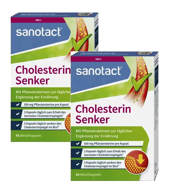 2xPack Sanotact Cholesterol Reducing Capsules - 90 Pcs