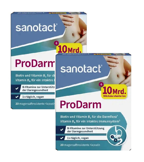 2xPack Sanotact ProDarm 10 Mrd Capsules - 40 Pcs