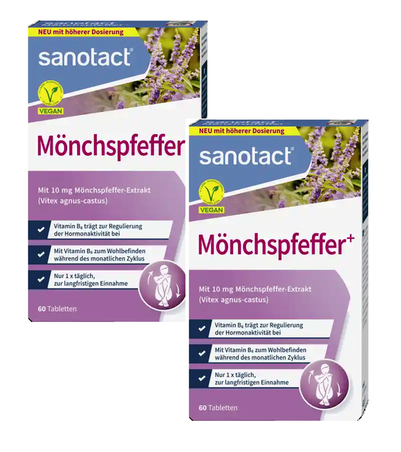 2xPack Sanotact® Chasteberry Tablets - 120 Pcs