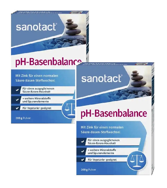 2xPack Sanotact pH Base Balance Powder - 400 g