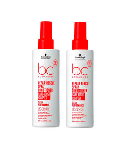 2xPack Schwarzkopf BC Bonacure REPAIR RESCUE Spray Conditioner - 400 ml