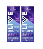2xPack Schwarzkopf LIVE Drops Hair Color - 2 Shades