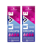 2xPack Schwarzkopf LIVE Drops Hair Color - 2 Shades