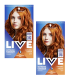 2xPack Schwarzkopf Intense Colour Hair Color - 2 Shades